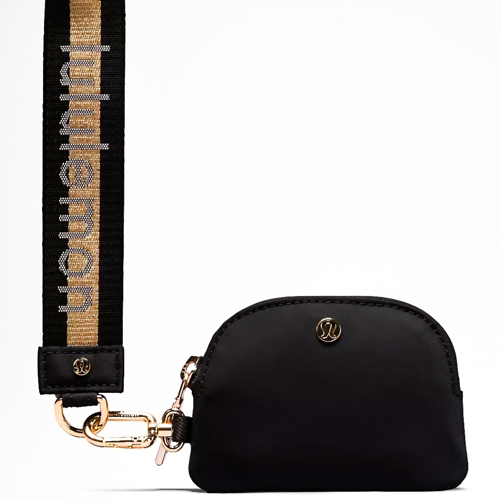 NWOT Lululemon Dual Pouch Wristlet Clippable Card Pouch